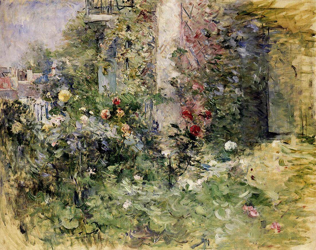 “The Garden at Bougival” by Berthe Morisot